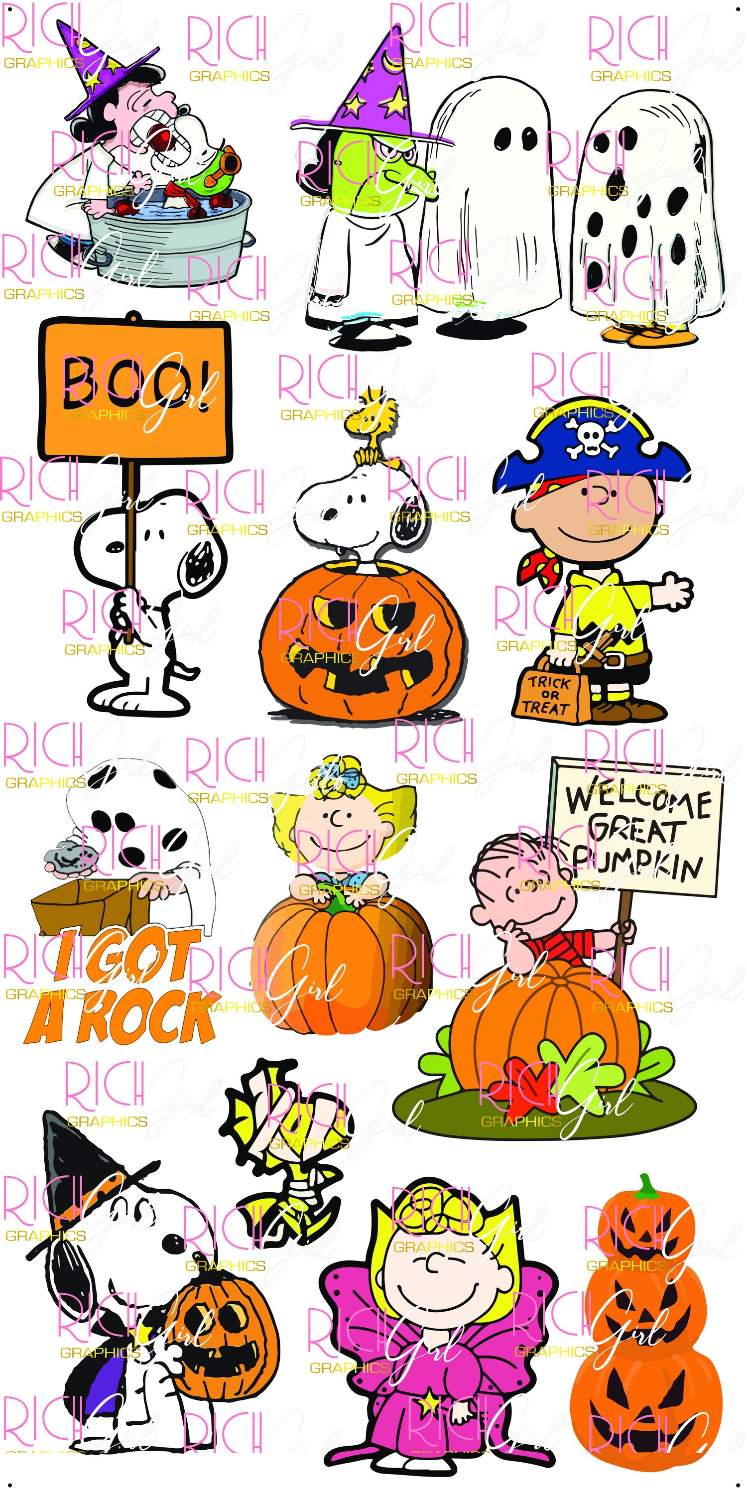 It's The Great Pumpkin Charlie Brown Yard Card – Rich Girl Graphics