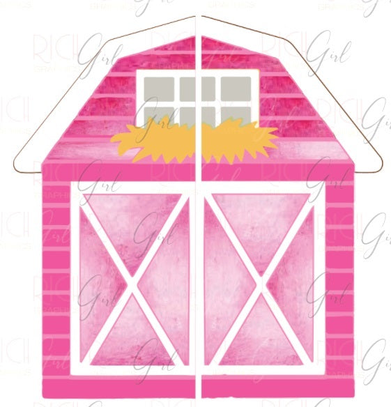 Pretty Pink Barn – Rich Girl Graphics