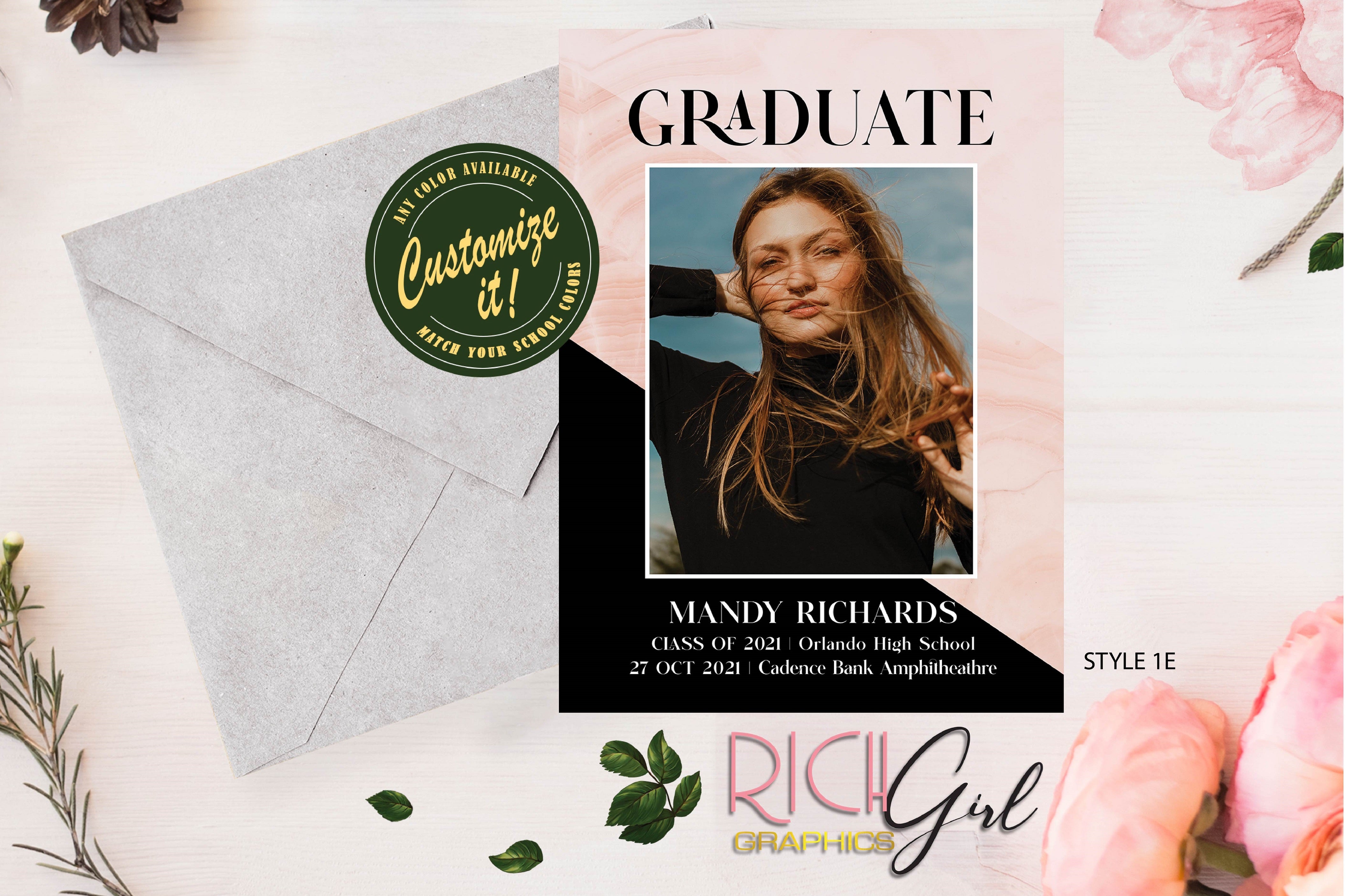 Graduation Invitations – Rich Girl Graphics